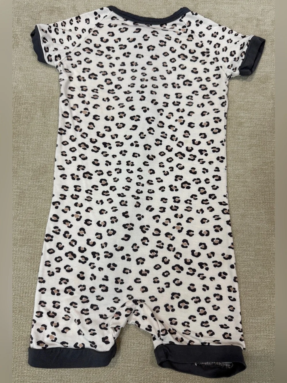 Little Sleepies Luxe Leopard Shorty Zippy 18-24 Months